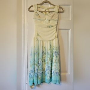 Trixxi Floral Halter Dress